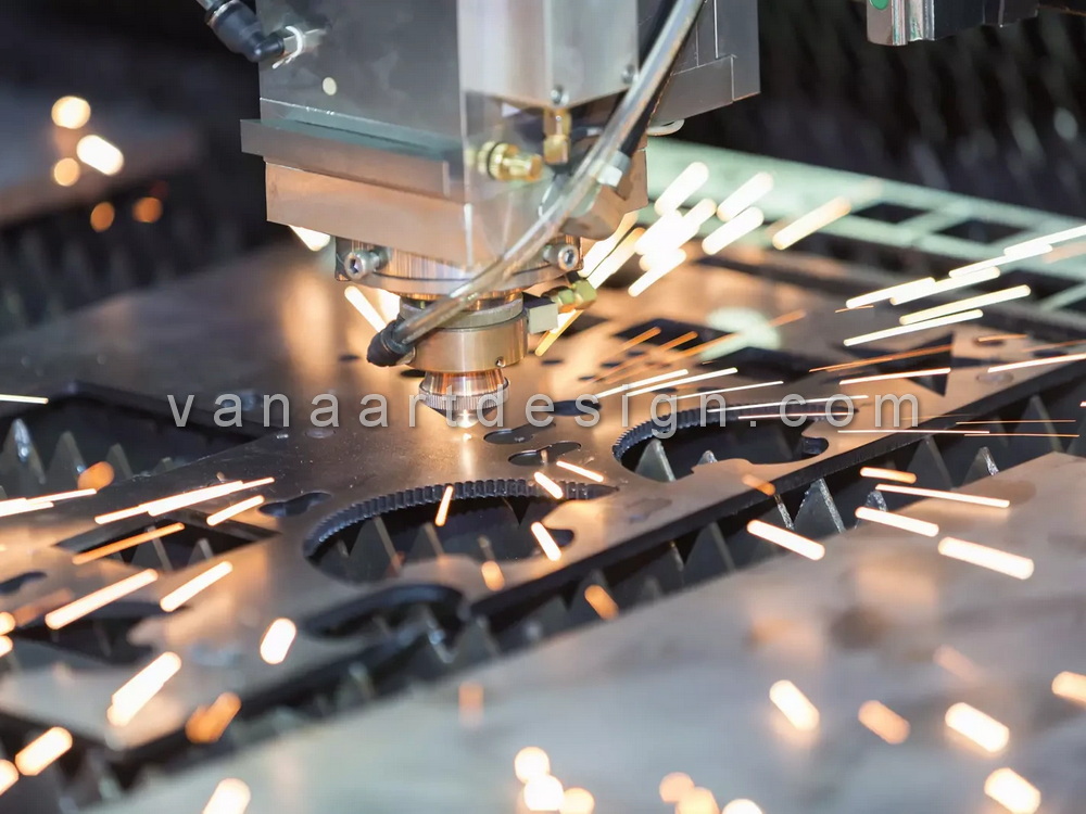 برش سی ان سی CNC با نیتروژن